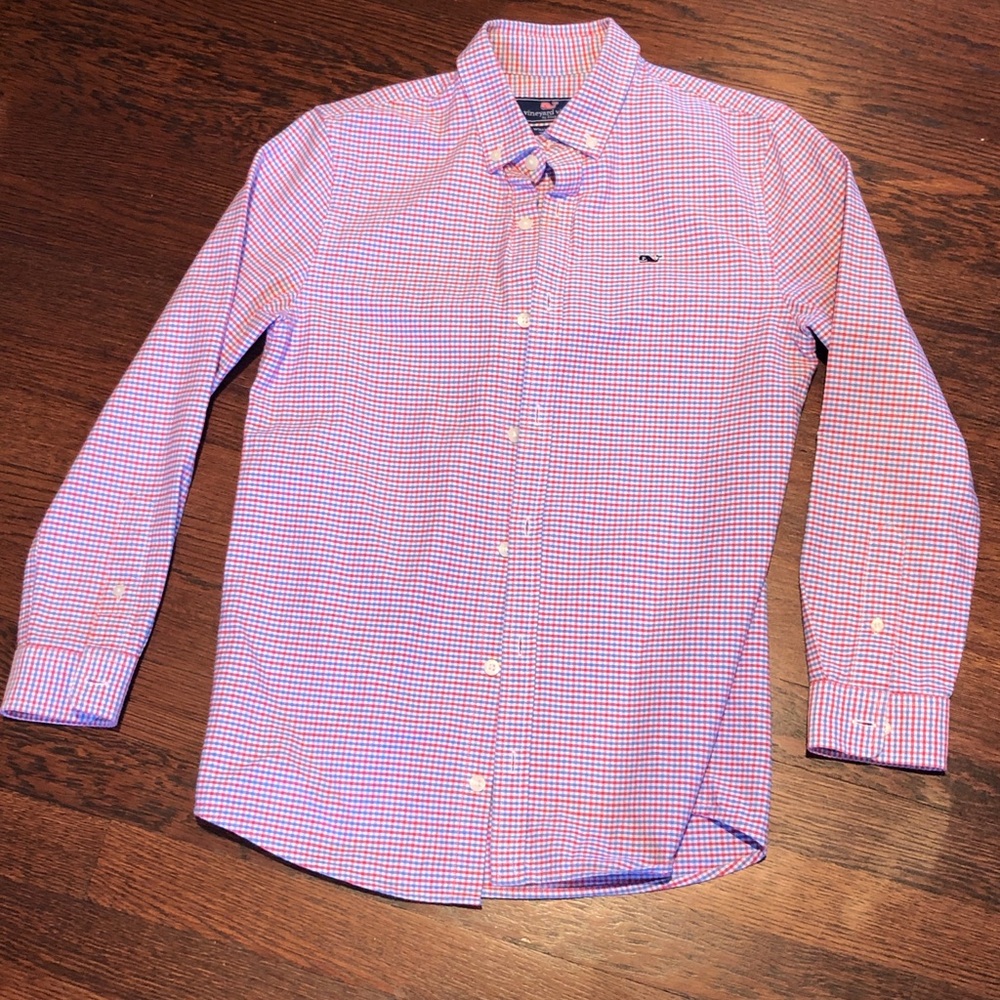 Vineyard Vines Whale Shirt (Boys Medium) (12-14)
